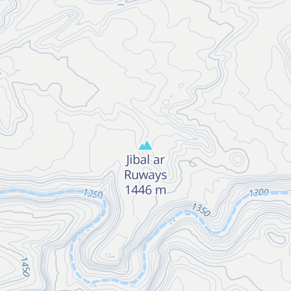 Map of Jibal ar Ruways