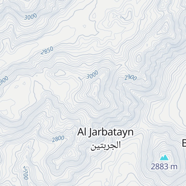 Map of Jabal al `Ajma'