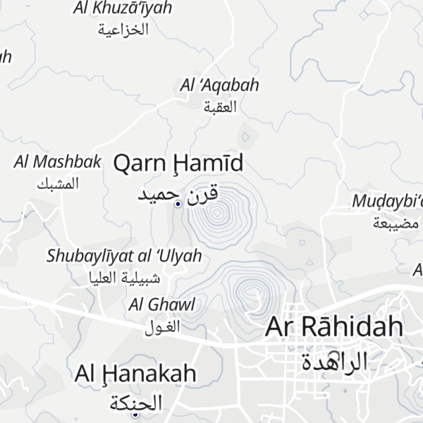 Map of Qarn Hamid