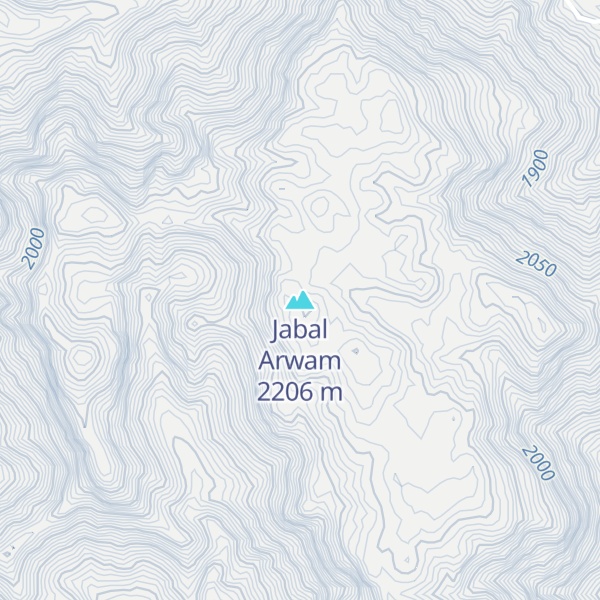 Map of Jabal Arwam