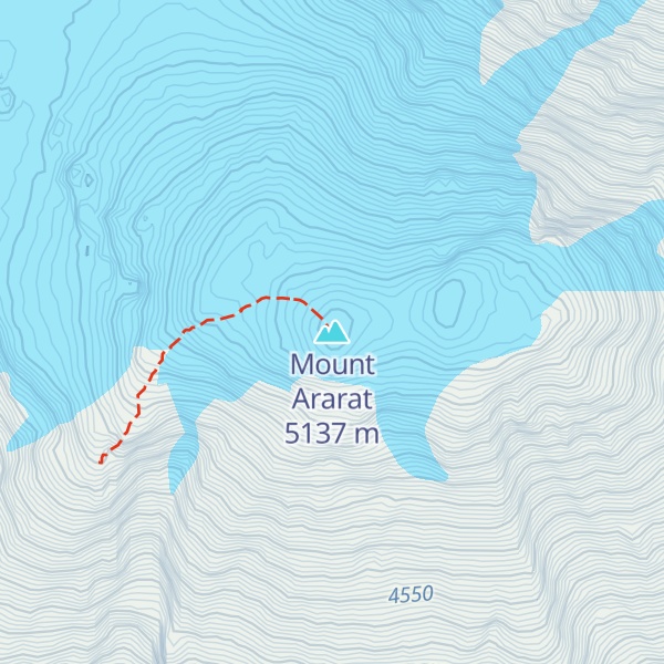 Map of Mount Ararat