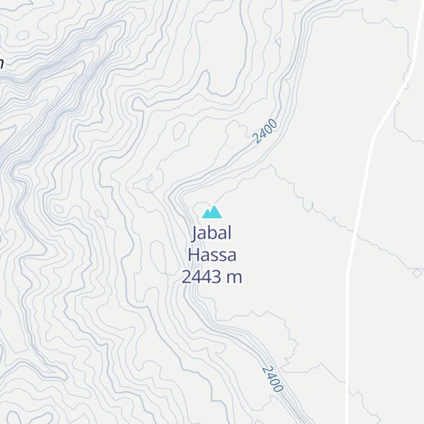 Map of Jabal Hassa