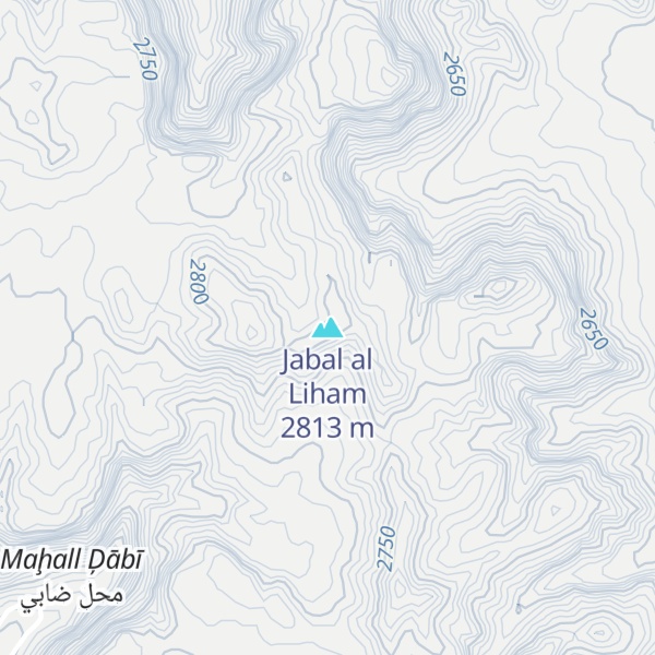 Map of Jabal al Liham