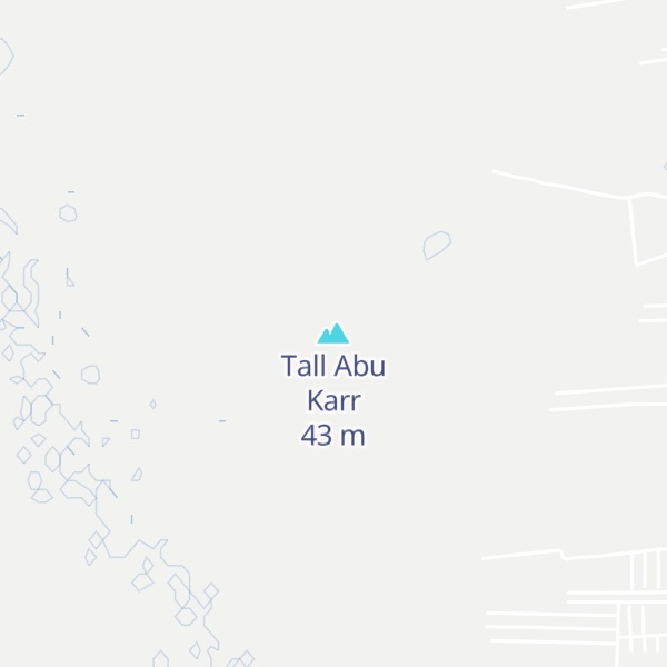 Map of Tall Abu Karr