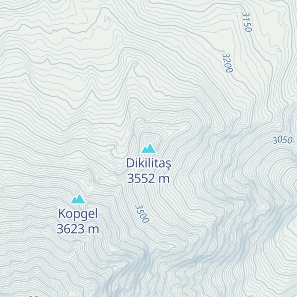 Map of Dikilitaş