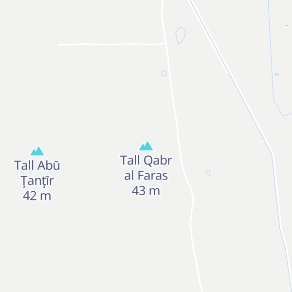 Map of Tall Qabr al Faras