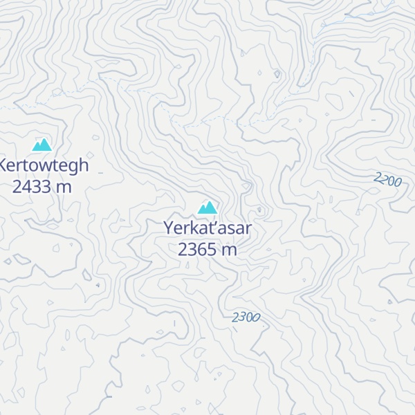 Map of Yerkat’asar