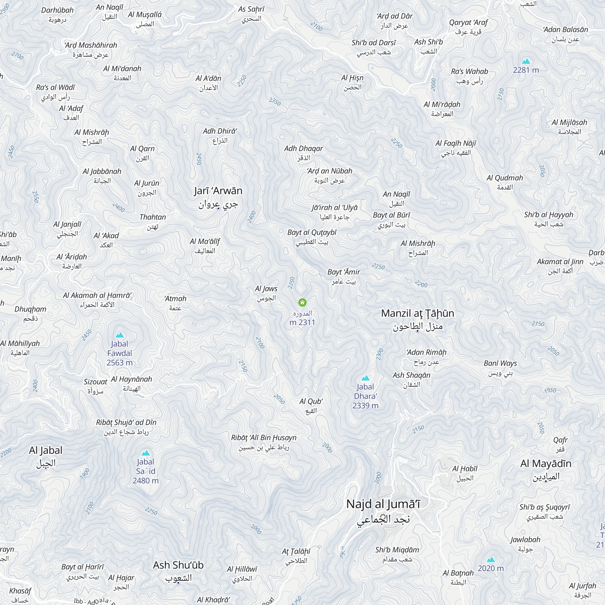المدوره map
