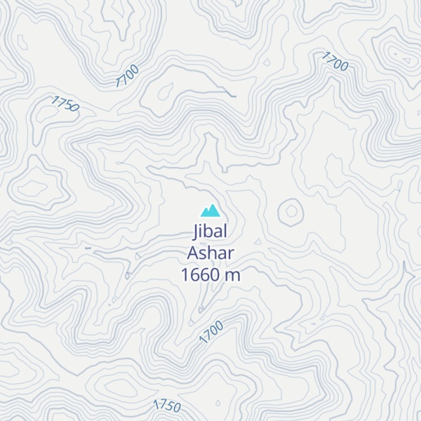 Map of Jibal Ashar