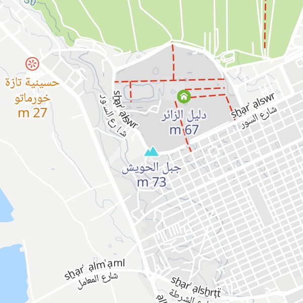 Map of جبل الحويش