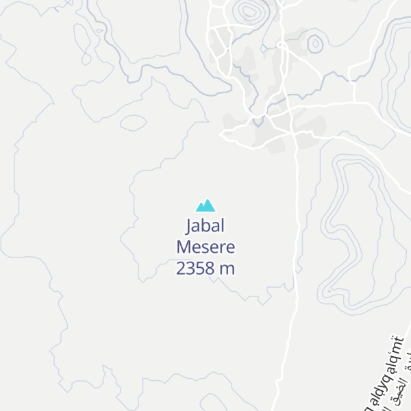 Map of Jabal Mesere
