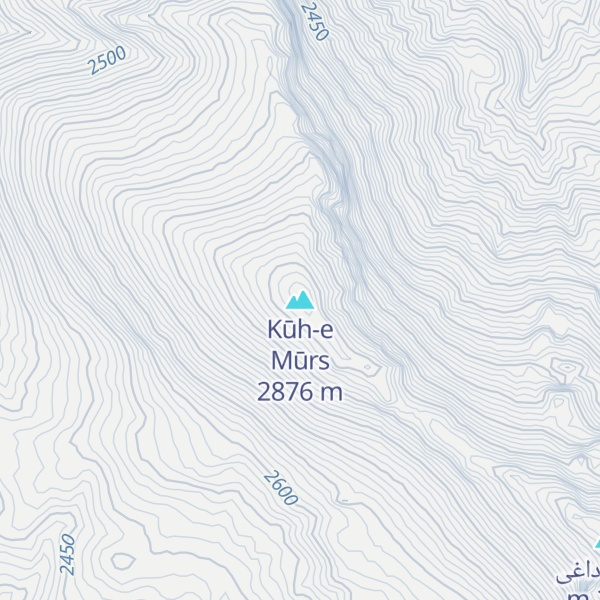 Map of Kūh-e Mūrs
