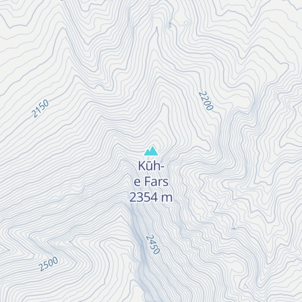 Map of Kūh-e Fars