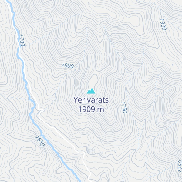 Map of Yerivarats