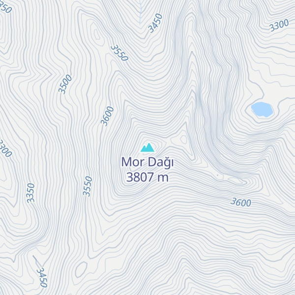 Map of Mor Dağı