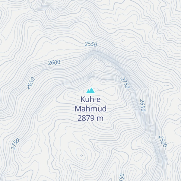 Map of Kuh-e Mahmud