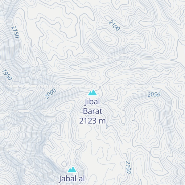Map of Jibal Barat