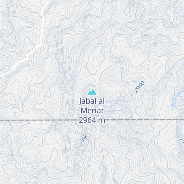 Map of Jabal al Meriat
