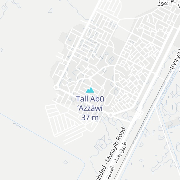 Map of Tall Abū ‘Azzāwī