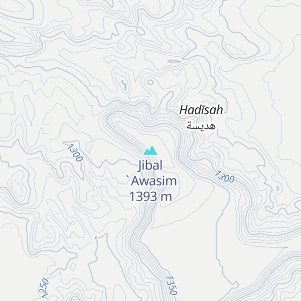 Map of Jibal `Awasim