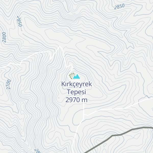 Map of Kırkçeyrek Tepesi