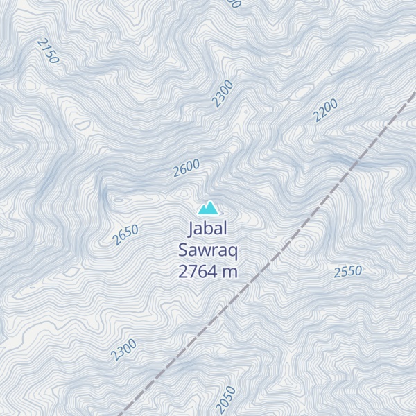Map of Jabal Sawraq