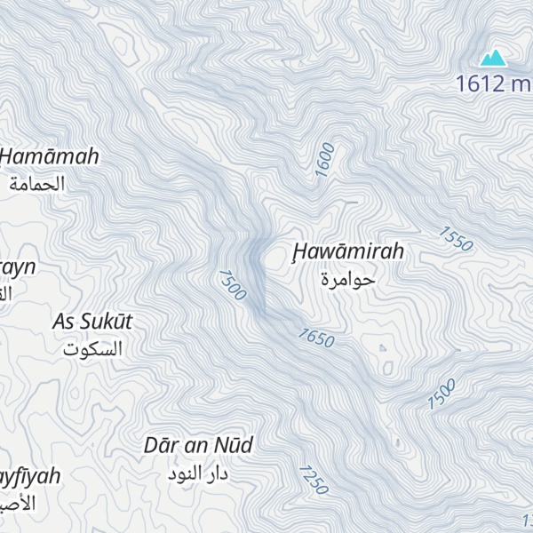 Map of Jabal Hawamirah