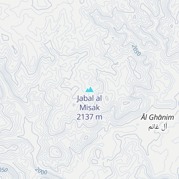 Map of Jabal al Misak