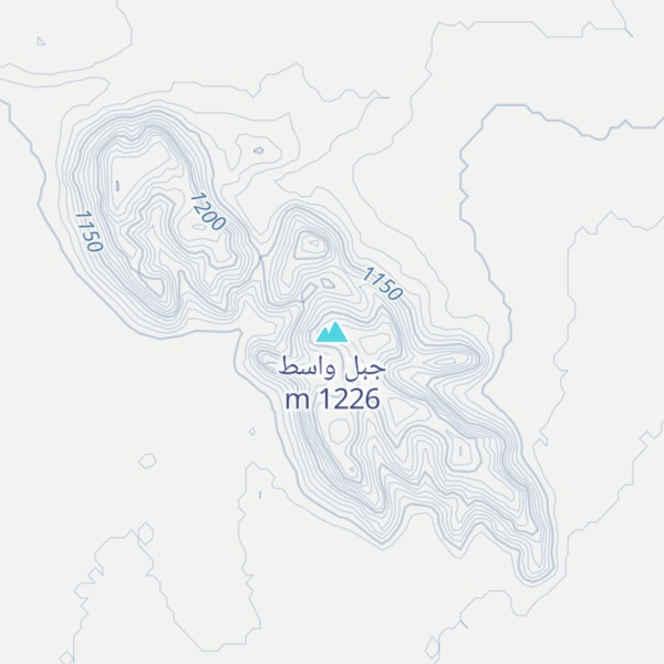 Map of جبل واسط