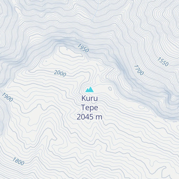 Map of Kuru Tepe