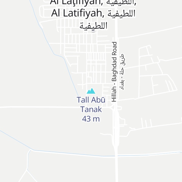 Map of Tall Abū Tanak