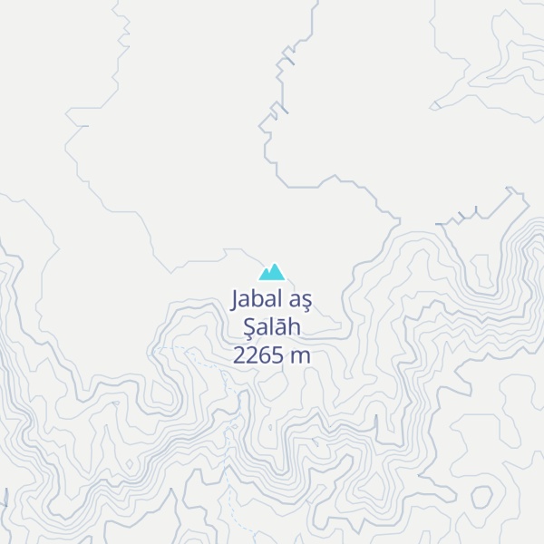 Map of Jabal aş Şalāh
