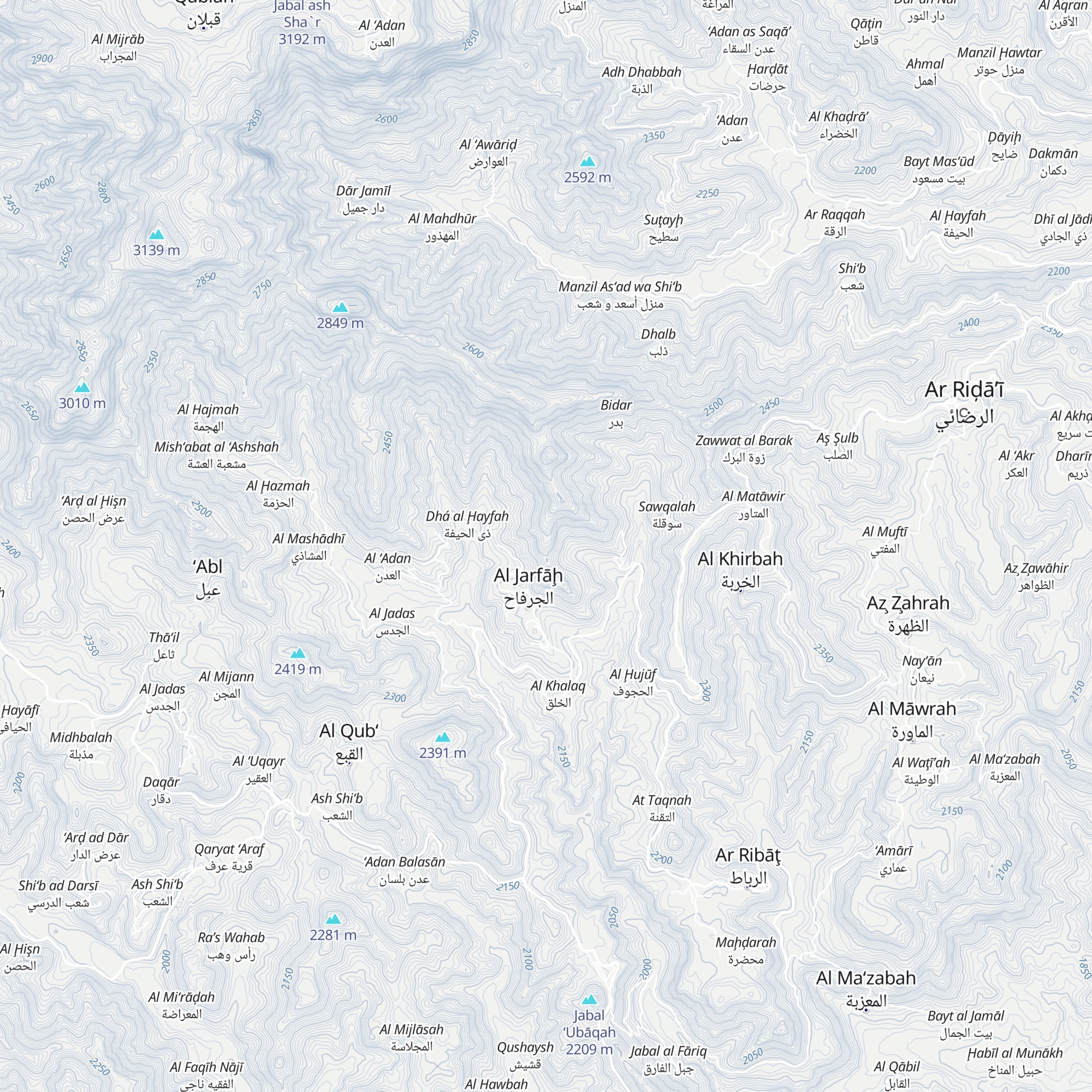 حصن البرحي map