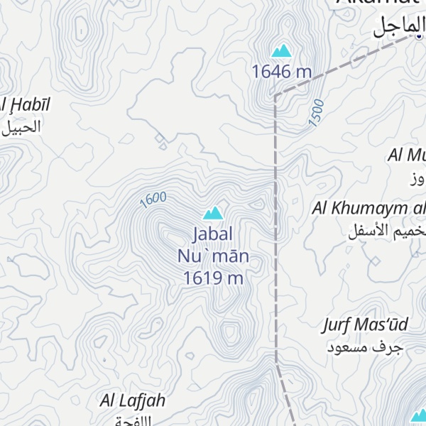 Map of Jabal Nu`mān