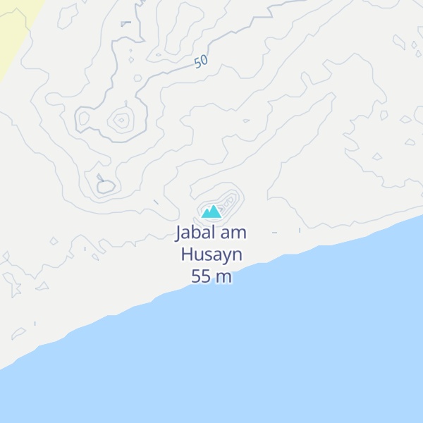 Map of Jabal am Husayn