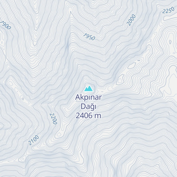 Map of Akpınar Dağı
