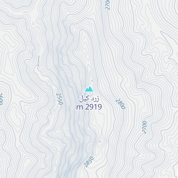 Map of زرد کیل