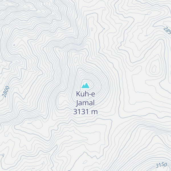 Map of Kuh-e Jamal
