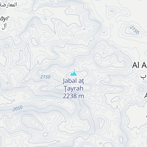 Map of Jabal aţ Ţayrah