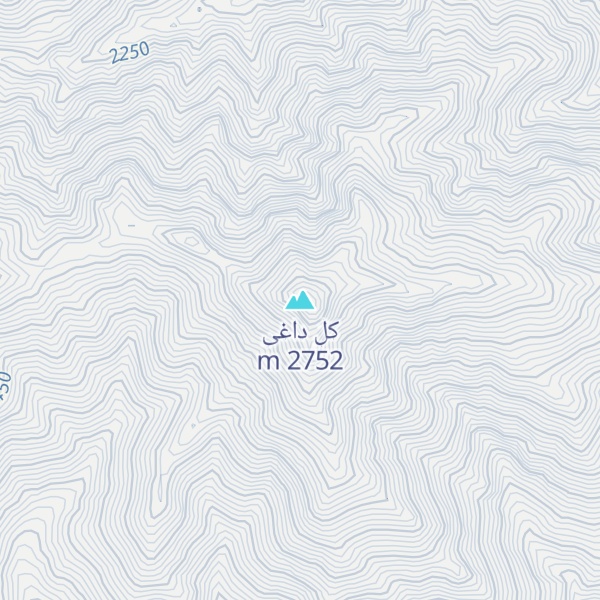 Map of کل داغی