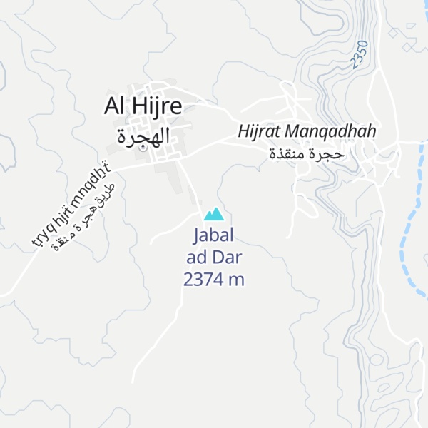 Map of Jabal ad Dar