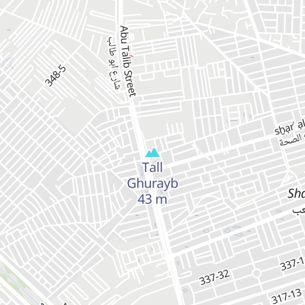 Map of Tall Ghurayb