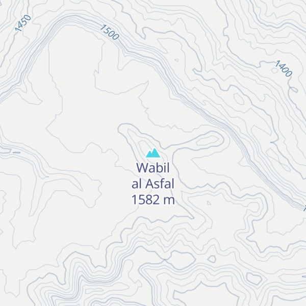 Map of Wabil al Asfal