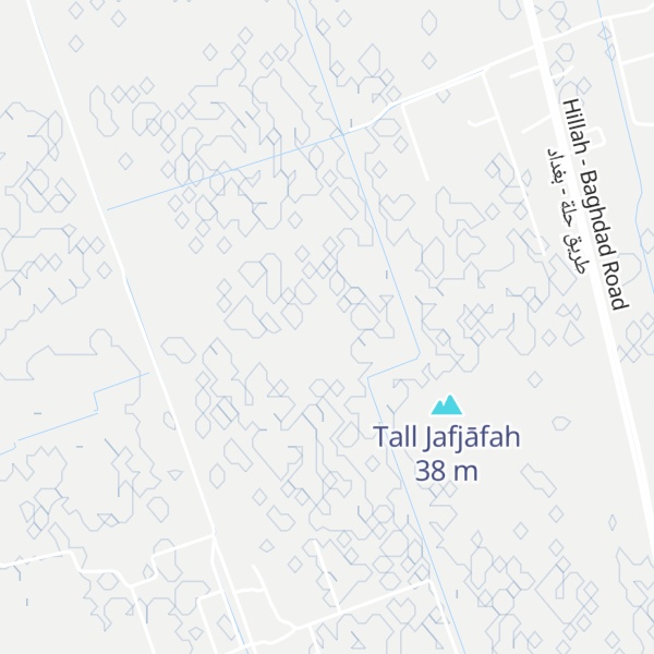 Map of Tall Abū Dar‘ah
