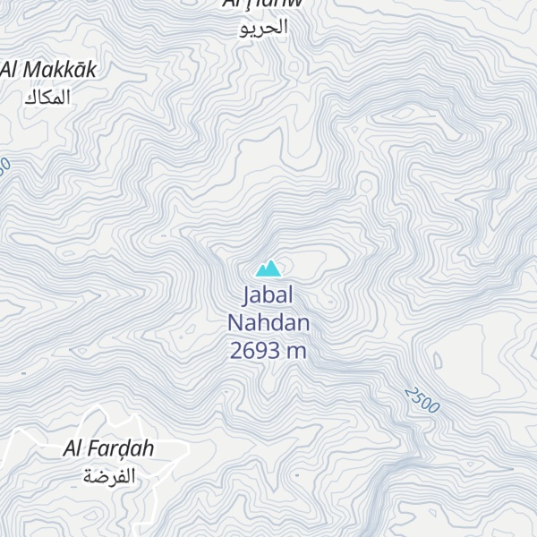 Map of Jabal Nahdan
