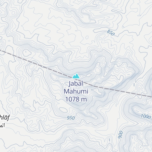Map of Jabal Mahumi