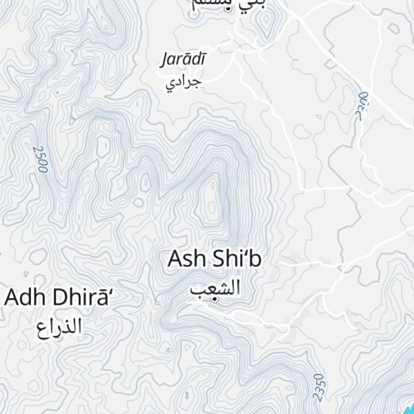 Map of Jabal Arman