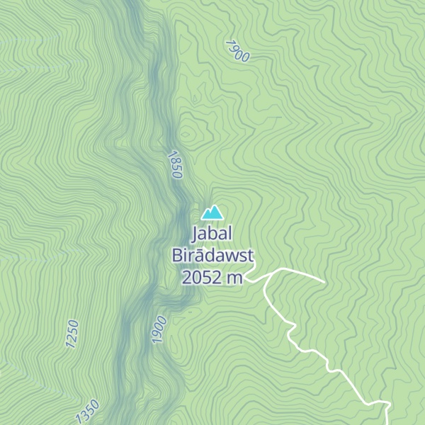 Map of Jabal Birādawst
