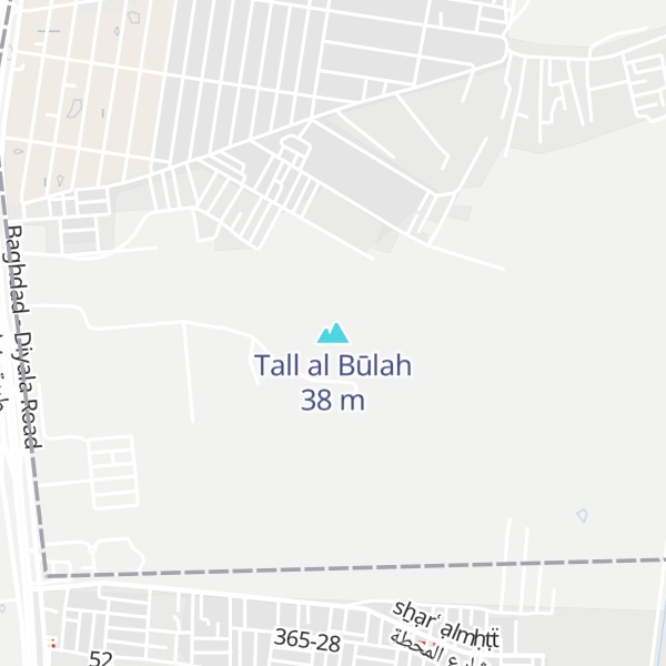 Map of Tall al Būlah
