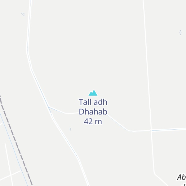 Map of Tall adh Dhahab
